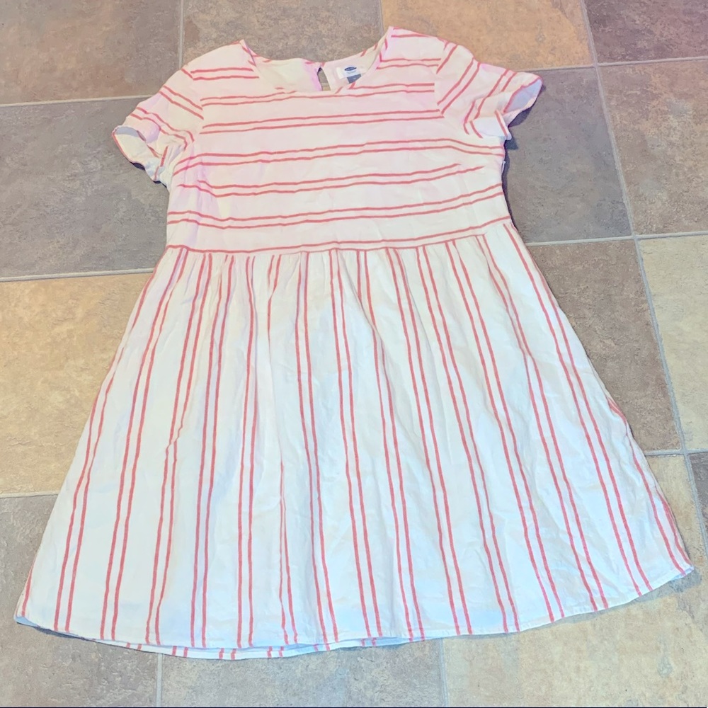 OLD NAVY LINEN FIT AND FLARE DRESS